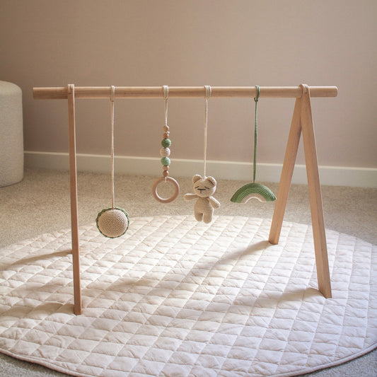 rainbow bear - baby play gym