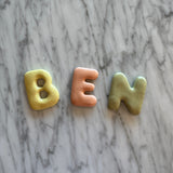 Mini clay wall letters