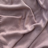 chunky baby blanket - dusty blush