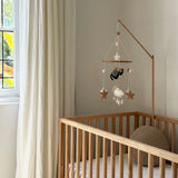 the dreaming elephant - wool baby mobile