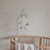 hop little bunnies - baby mobile