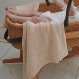 chunky baby blanket - sand