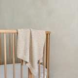 chunky baby blanket - sand