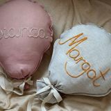 hand embroidered wall balloon - beige