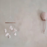 Cloud puff - baby mobile